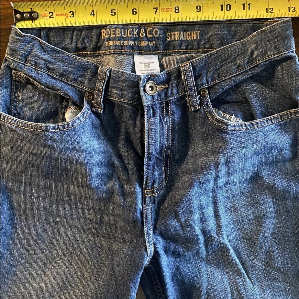 Roebuck & Co Heritage  Straight adjusted waist Jeans size 16 100%Cotton